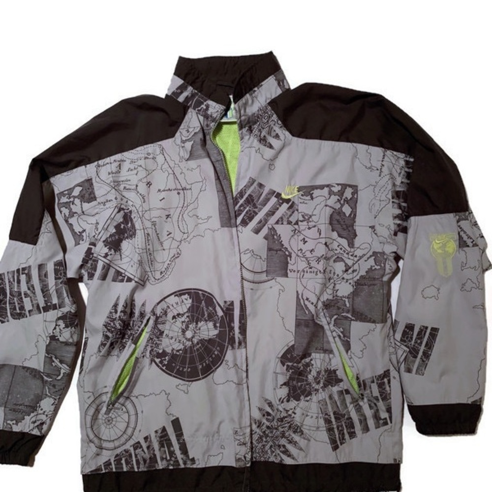 🔥VTG 90s Y2K Nike International Windbreaker Jacket